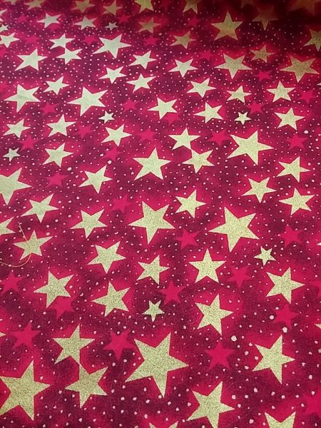 xmass stars cotton