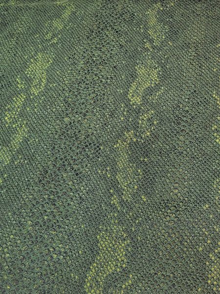 ύφασμα επίπλωσης κουρτίνας πράσινο κυπαρισσί σχέδιο φίδι ώχρα